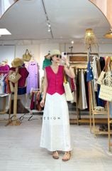 Chân váy 7 mảnh linen tưng premium Cói Design