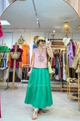 Áo nút bọc khuy dây thêu Hoa Bi Cói Design
