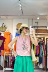 Áo nút bọc khuy dây thêu Hoa Bi Cói Design