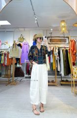 Quần baggy linen tưng premium Cói Design