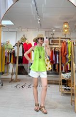 Áo yếm linen tưng premium Cói Design