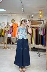 Quần 8 mảnh form váy linen tưng premium Cói Design