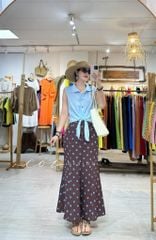 Chân váy 8 mảnh đuôi cá linen tưng premium Cói Design