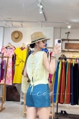Quần short blazer linen tưng prenium  Cói Design