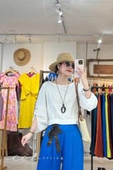 Quần baggy linen tưng premium Cói Design