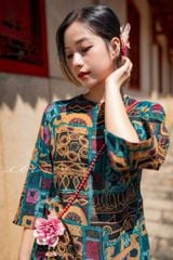 Áo dài Sắc Đồ Hoạ Cói Design