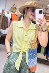 Quần ống cong linen Cói Design