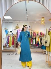 Áo dài Lam Thảo Cói Design