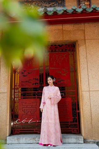 Áo dài Yên Đào Cói Design