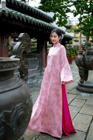 Áo dài Yên Đào Cói Design