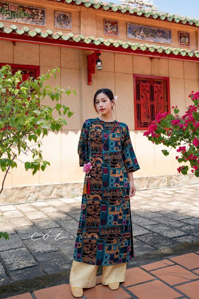 Áo dài Sắc Đồ Hoạ Cói Design