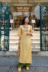 Áo dài Thiên Hương Cói Design