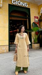 Áo dài Thiên Hương Cói Design