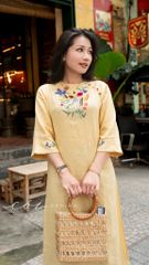 Áo dài Thiên Hương Cói Design
