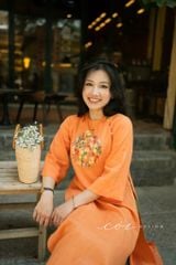 Áo dài Hoa Mộc Nhiên Cói Design