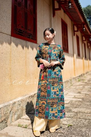 Áo dài Sắc Đồ Hoạ Cói Design