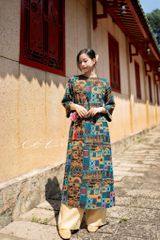 Áo dài Sắc Đồ Hoạ Cói Design