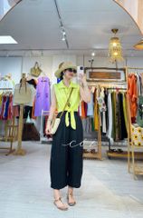Quần baggy linen tưng premium Cói Design