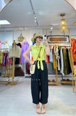 Quần baggy linen tưng premium Cói Design