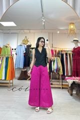 Quần 8 mảnh form váy linen tưng premium Cói Design