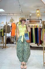 Quần ống cong linen Cói Design