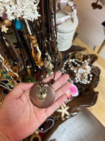 Dây chuyền lá Vintage Cói Design