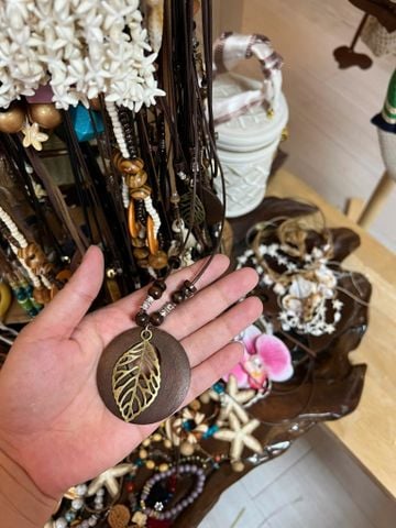 Dây chuyền lá Vintage Cói Design