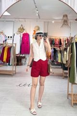Quần short blazer linen prenium  Cói Design