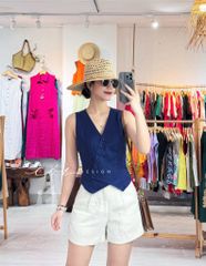 Quần short blazer linen prenium  Cói Design