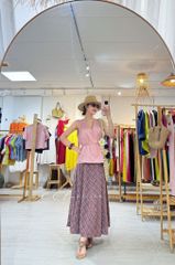 Chân váy 14 mảnh linen Thái premium Cói Design