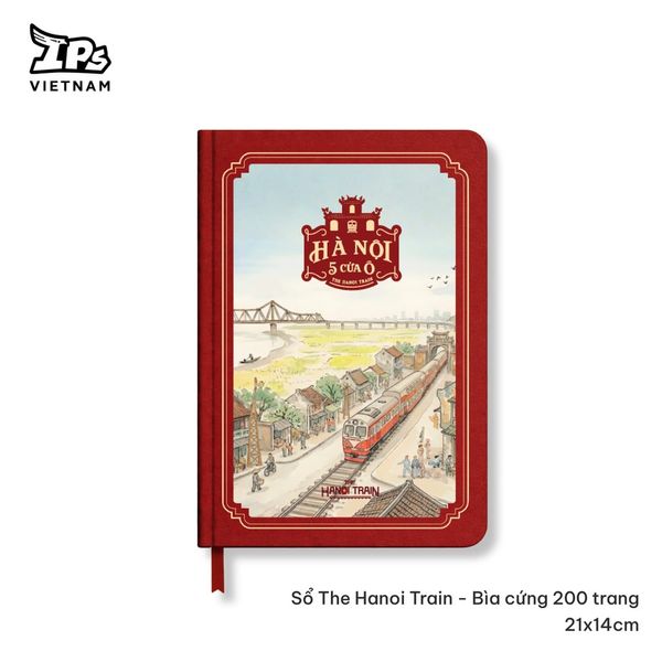  Sổ The Hanoi Train - Bìa cứng 200 trang 21x14cm 
