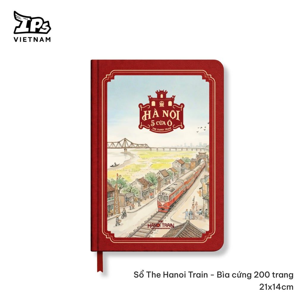  Sổ The Hanoi Train - Bìa cứng 200 trang 21x14cm 