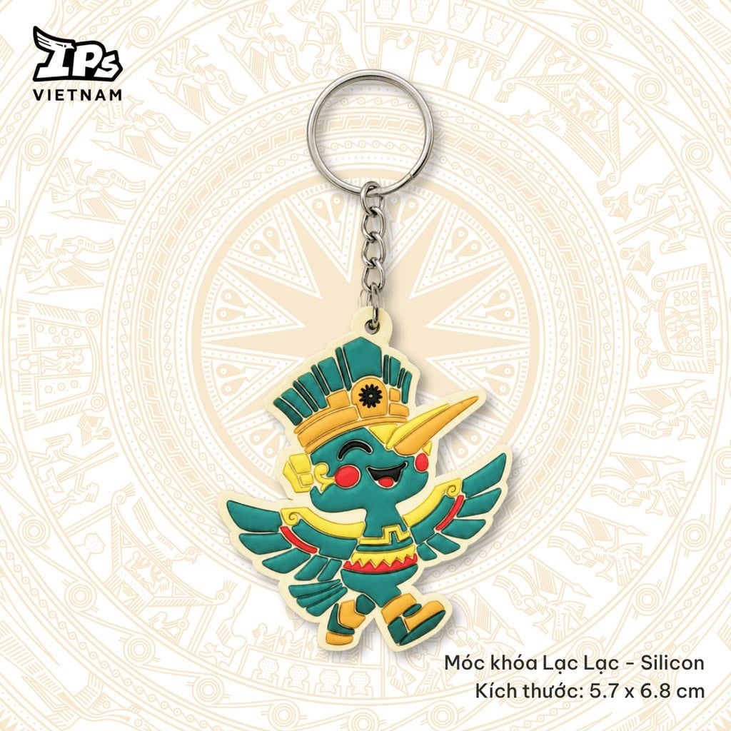  Móc khóa cao su linh vật IP Lạc Lạc AHV-002 