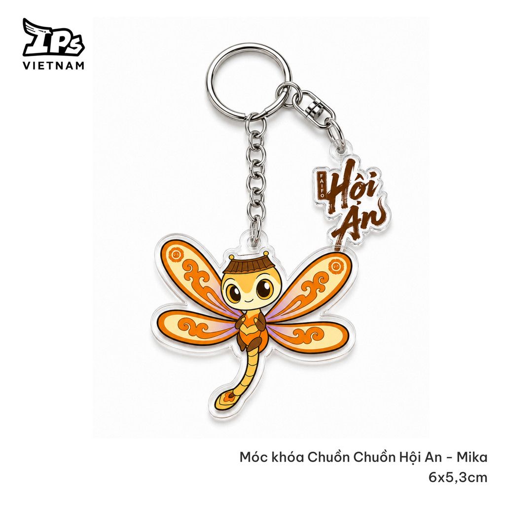  Móc khóa Mika Chuồn Chuồn Hội An IP Hội An Mer 
