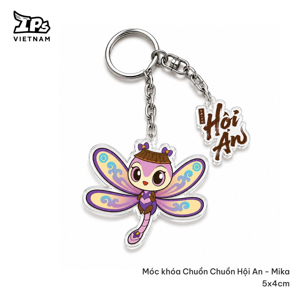  Móc khóa Mika Chuồn Chuồn Hội An IP Hội An Mer 