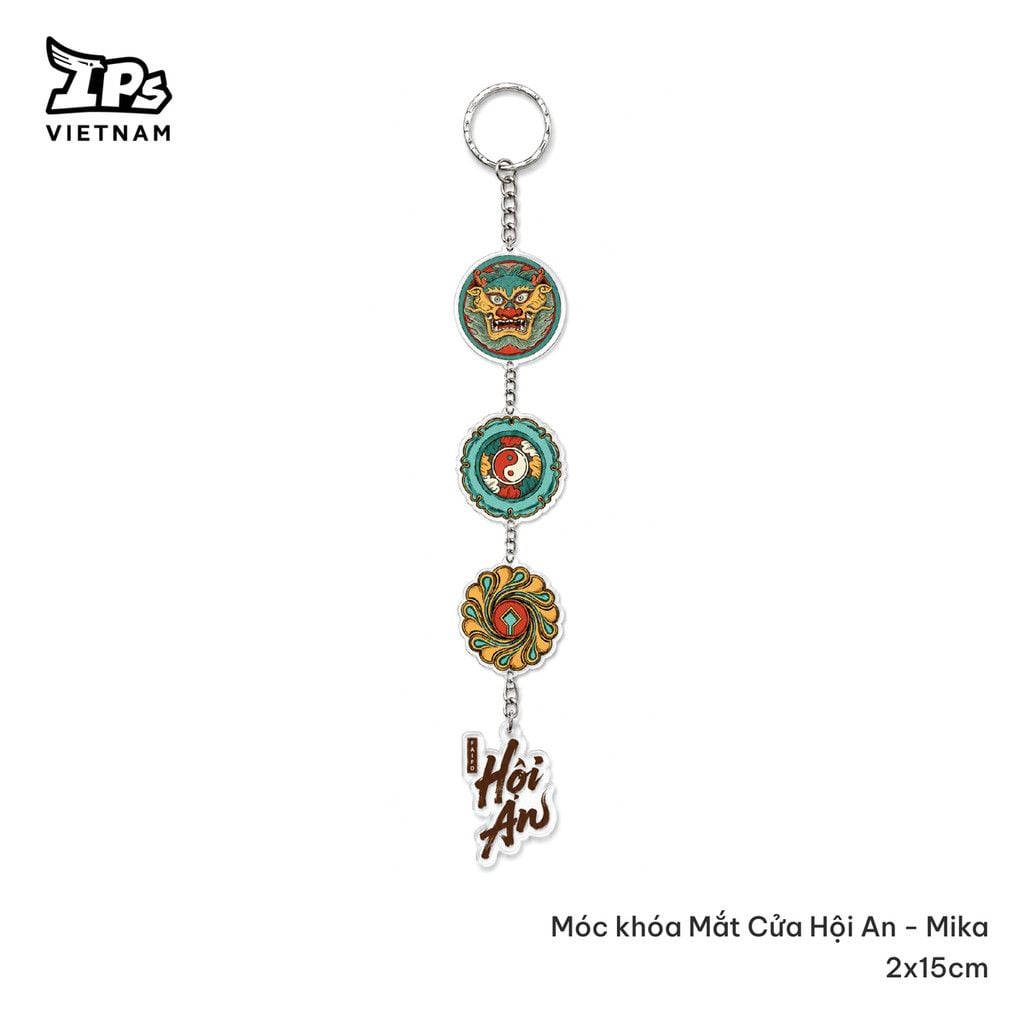  Móc khóa Mika Mắt Cửa Hội An IP Hội An Mer 