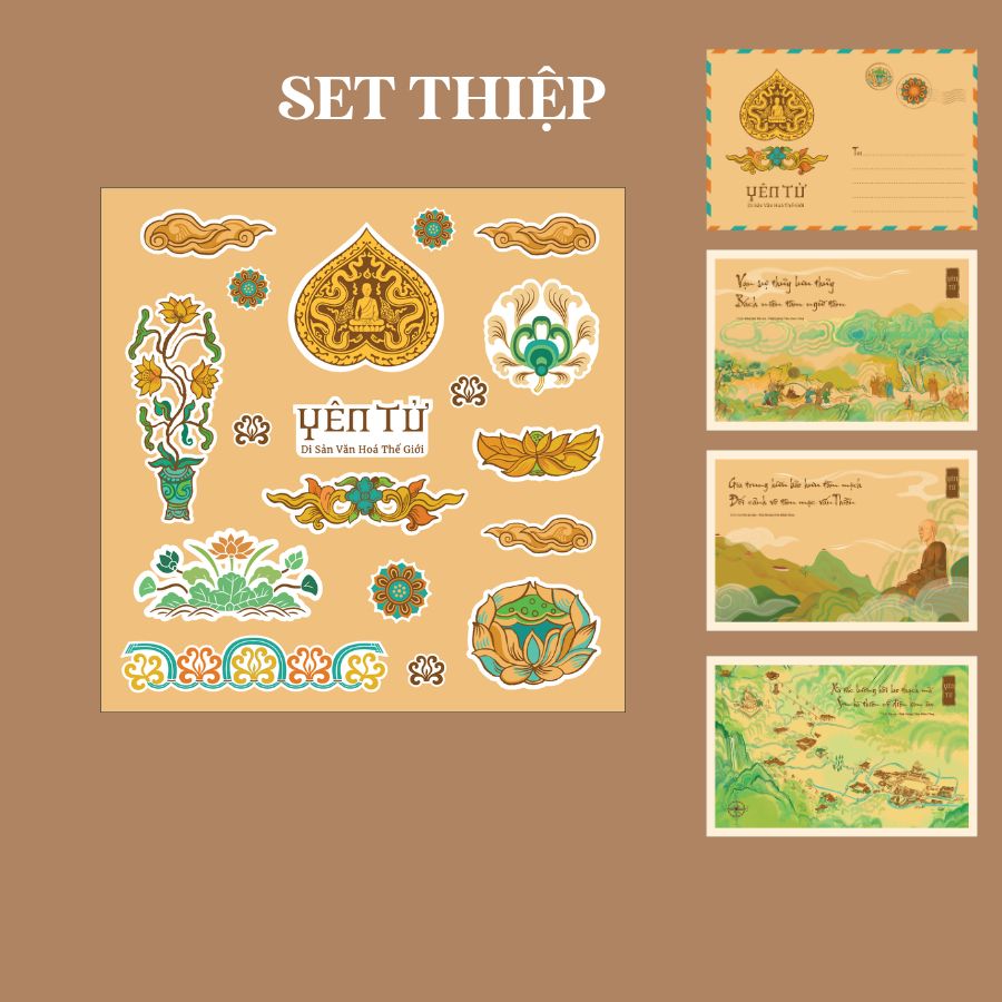  Set thiệp Yên Tử – AYT007 