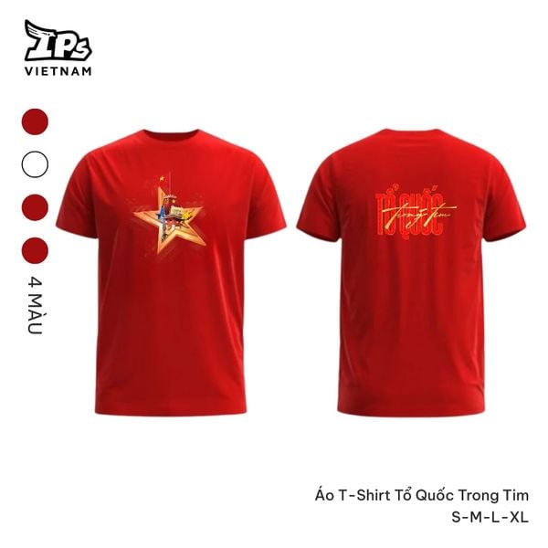  Áo thun Thể Thao Concert Quốc Gia 2025 in logo Tổ Quốc trong tim 