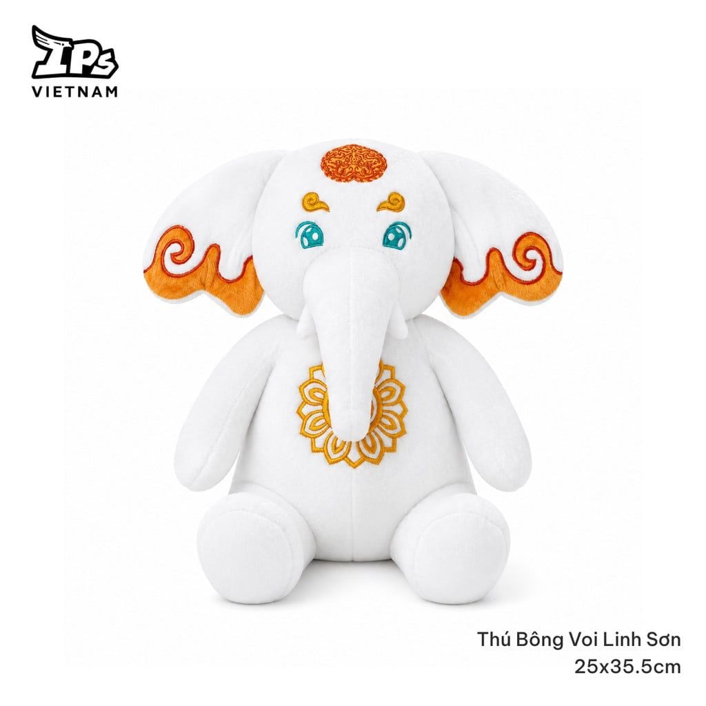  Thú bông voi Linh Sơn IP Yên Tử size 35.5 