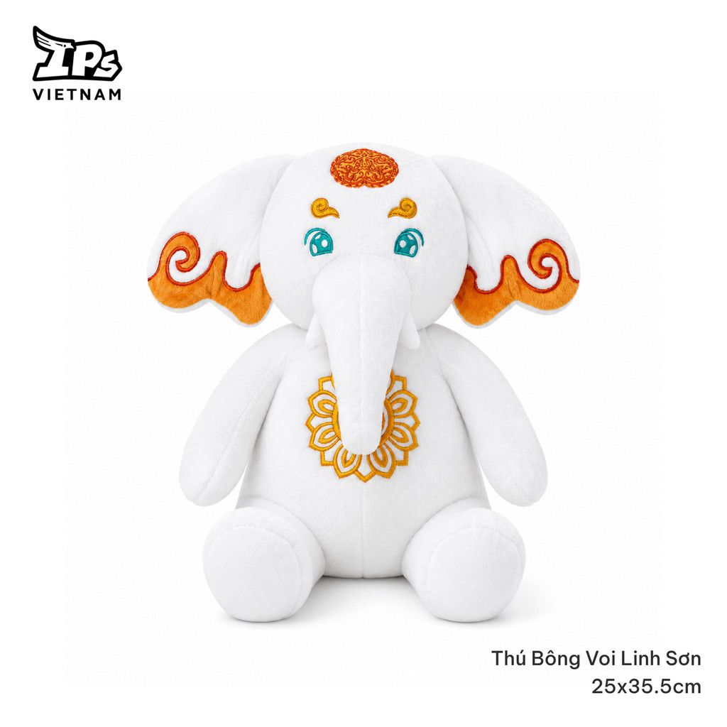  Thú bông voi Linh Sơn IP Yên Tử size 35.5 