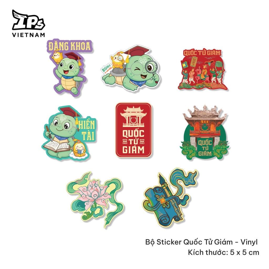 Bộ Sticker IP Văn Miếu Quốc Tử Giám 