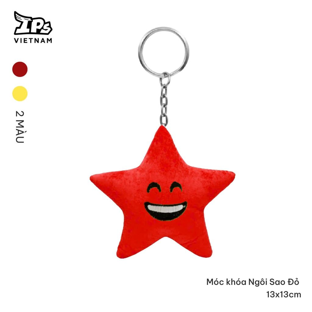  Móc Khóa Bông Hình Ngôi Sao 2 màu – Phụ kiện Cho Concert Quốc Gia 