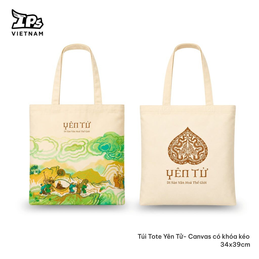  Túi vải canvas hoạ tiết IP Yên Tử – AYT004 