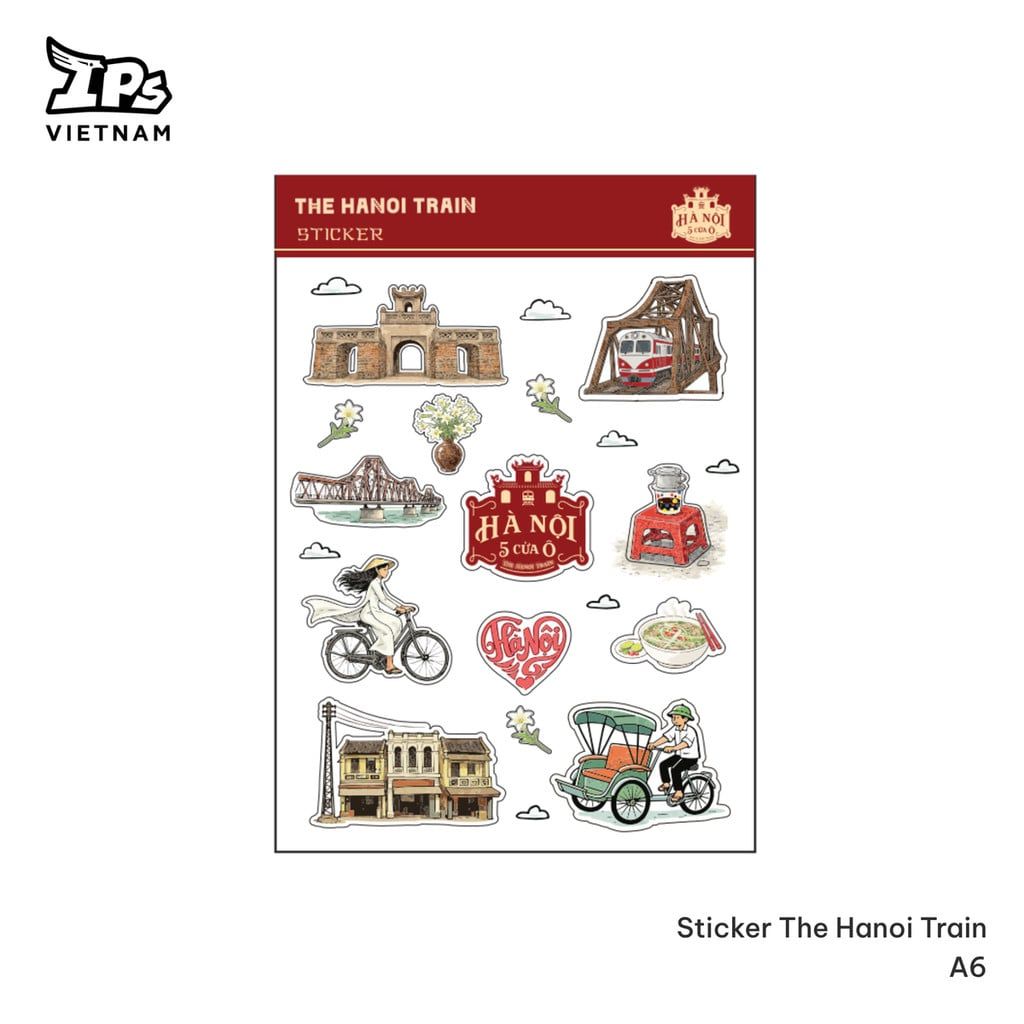  Sticker The Hanoi Train A6 