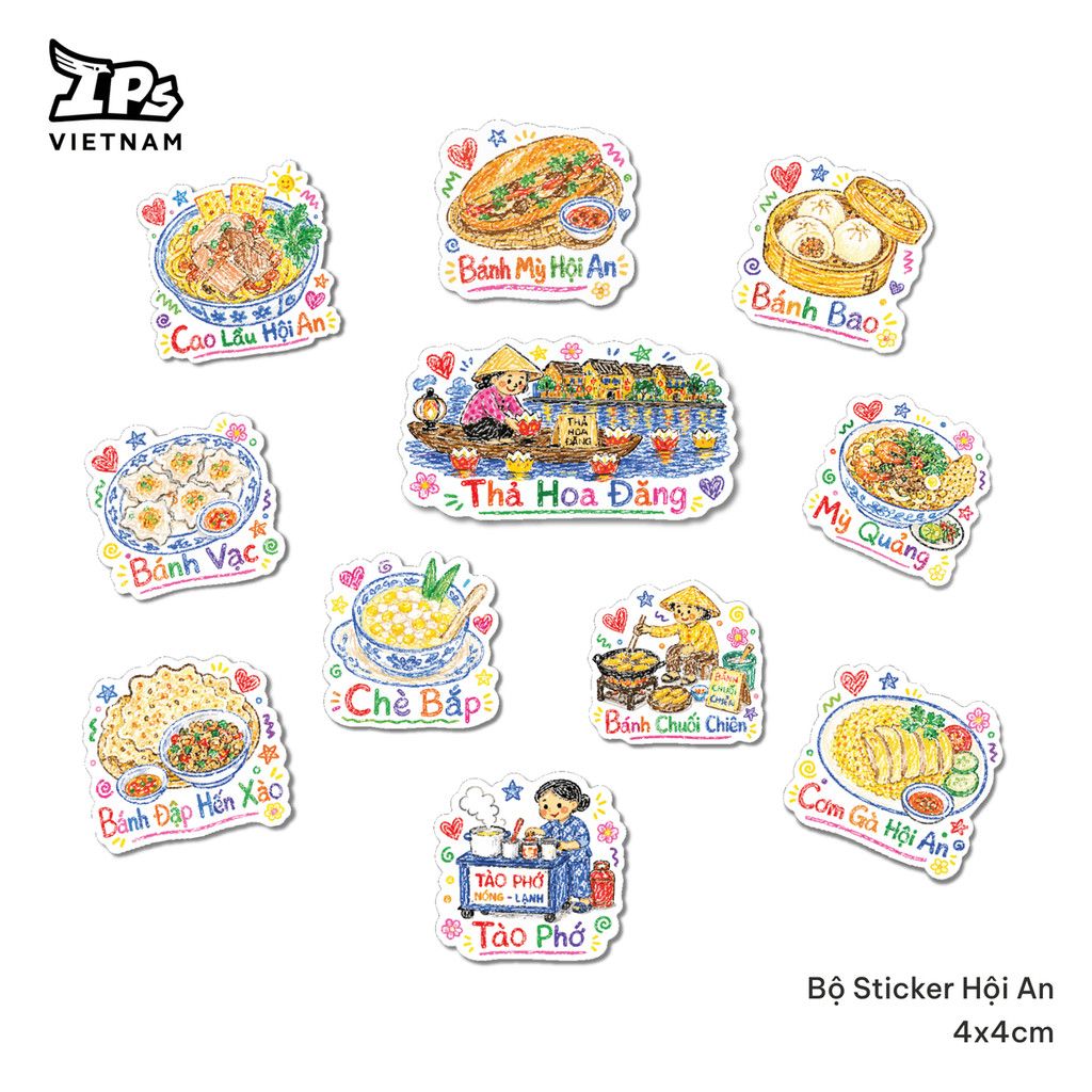  Bộ Sticker IP Hội An Mer 
