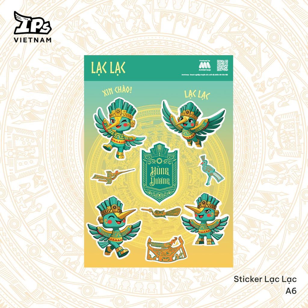  Sticker IP Lạc Lạc A6 