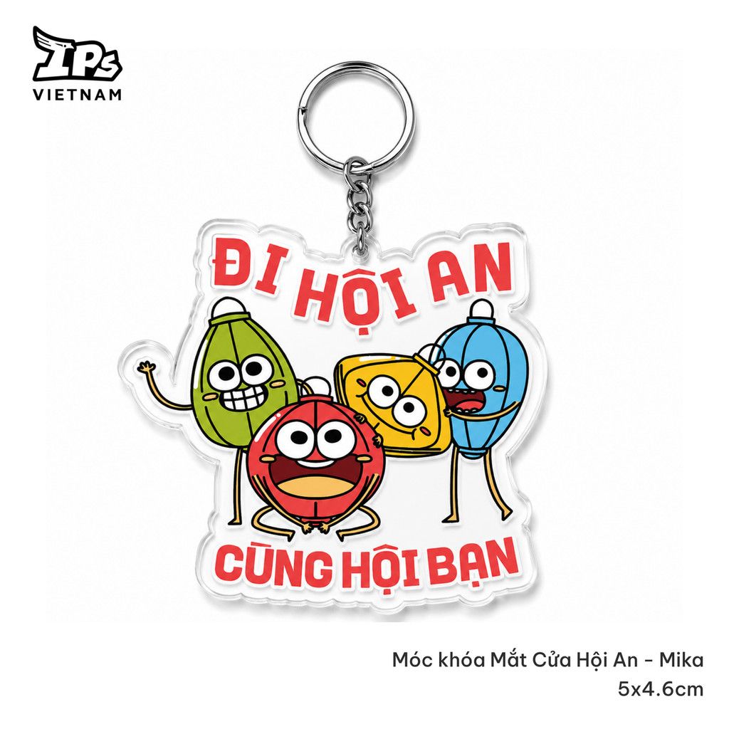  Móc khóa Mika Hội An IP Hội An Mer 