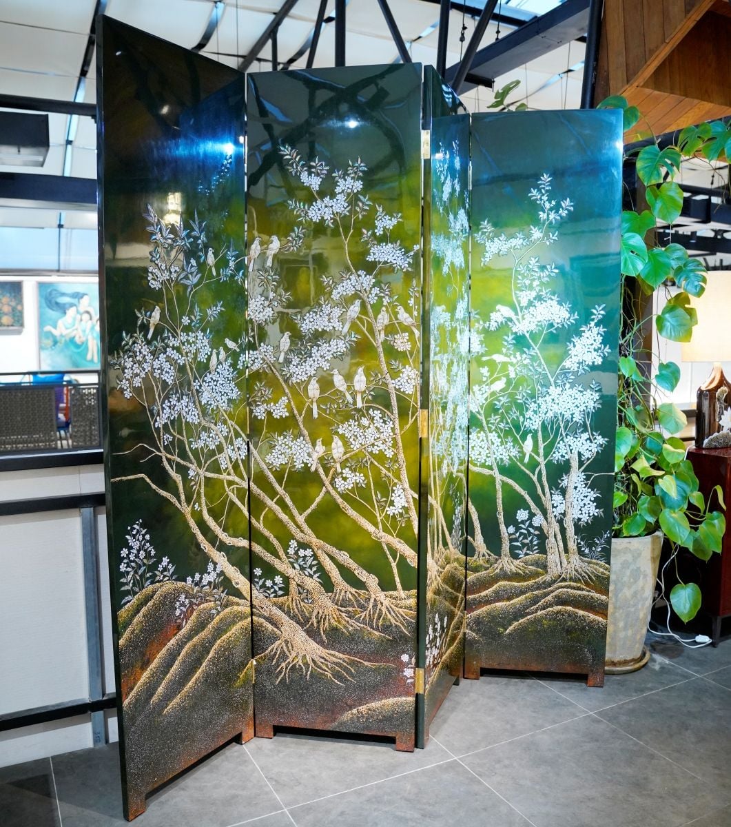  Bức Bình Phong Rừng Thưa D220 