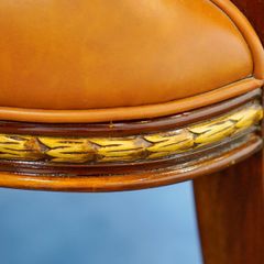  Ghế Ăn Gỗ Châu Âu Marquetry 