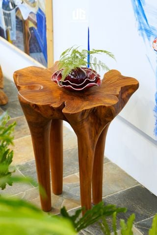  Bàn Gỗ Tràm Reborn Wood 13HX5 D67 